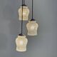 Vintage 3-light cascade chandelier