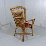 Fauteuil en rotin années 1920-1930