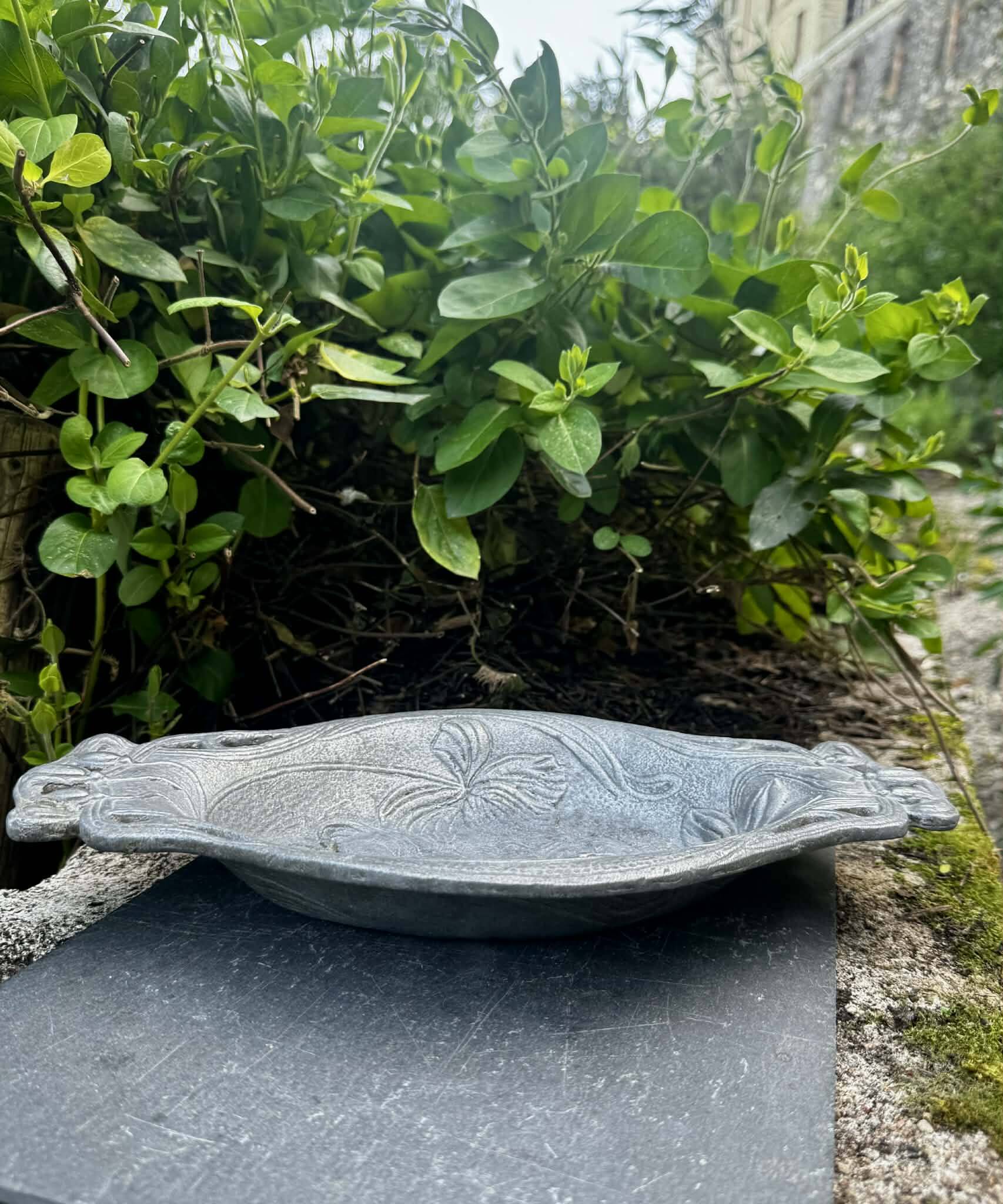 Large silver Art Nouveau fruit bowl