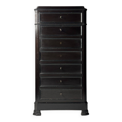 Secrétaire noir Louis Philippe