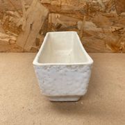Antique vetter cactus pot white beige ceramic w. germany vintage