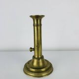 Golden brass candlestick, vintage