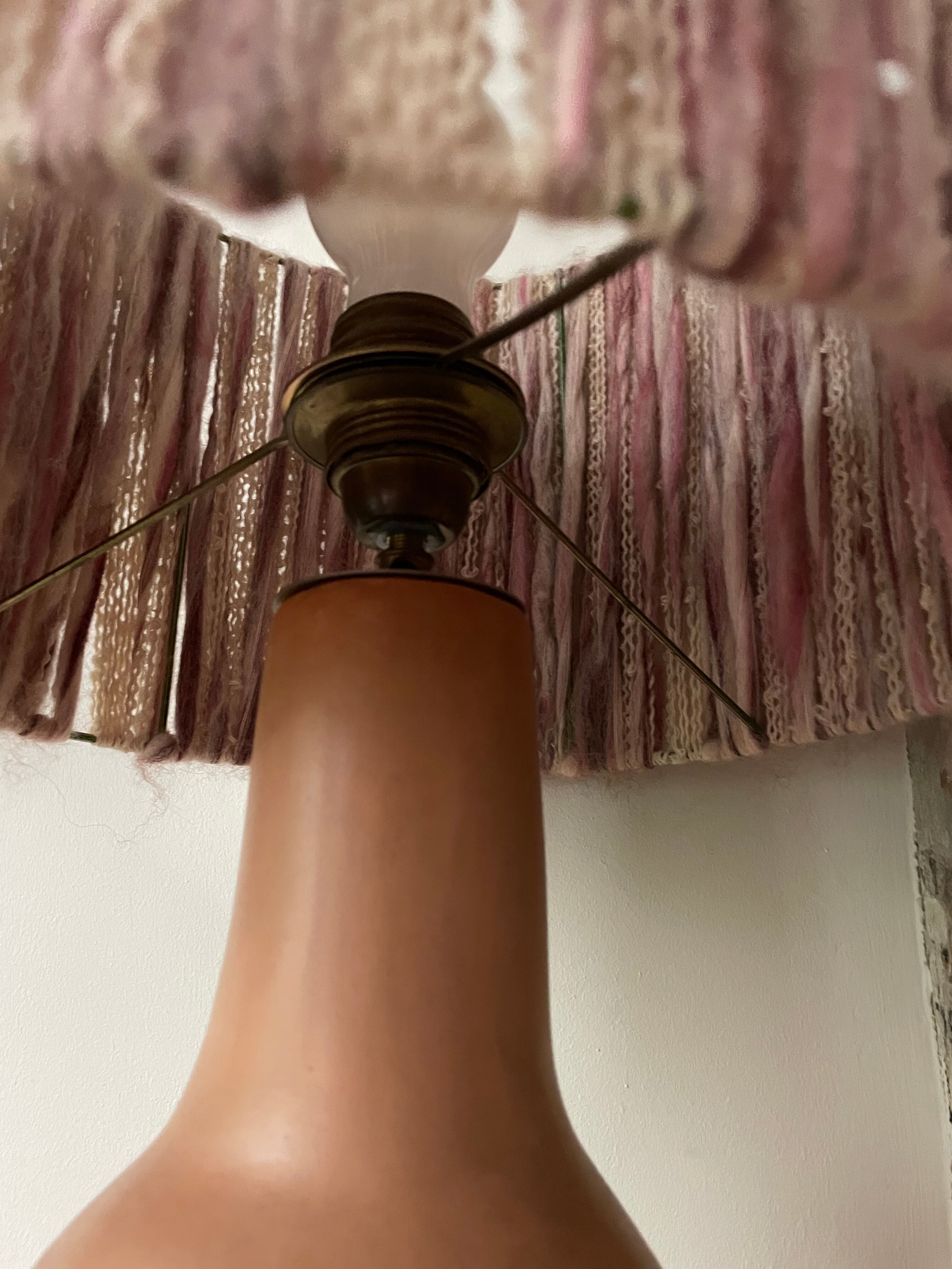 Handmade ceramic lamp