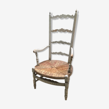 Fauteuil provençal de cheminée