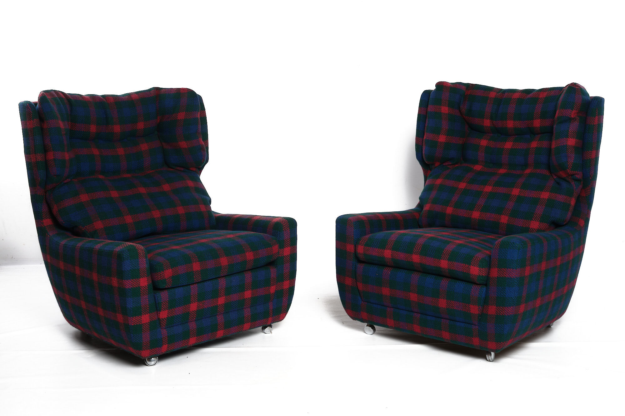 Two armchairs, Carl Straub 1955