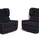 Two armchairs, Carl Straub 1955
