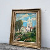 Tableau de Bayonne huile basque
