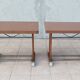 Paire de tables bistrot