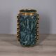 Large 1950s vintage decorated ceramic vase, Italian design