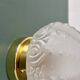 Vintage Art Deco frosted glass globe wall/ceiling light.