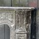 Fireplace Napoleon III in grey marble Saint-anne