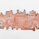 Ceramic wall plaquette by the Belgian Artist Elisabeth Vandeweghe for Ampho