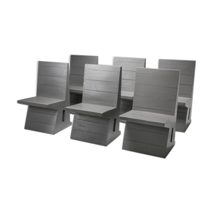 Chaises par Dom Hans van der Laan