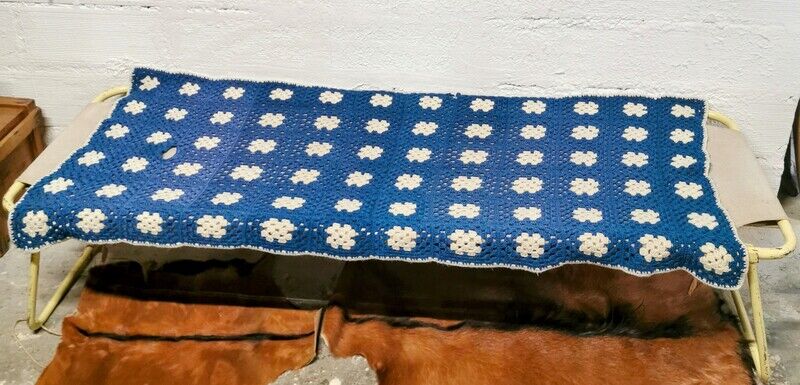 Canvas military camp bed