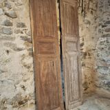 Pair of antique French oak doors – Late 19th century