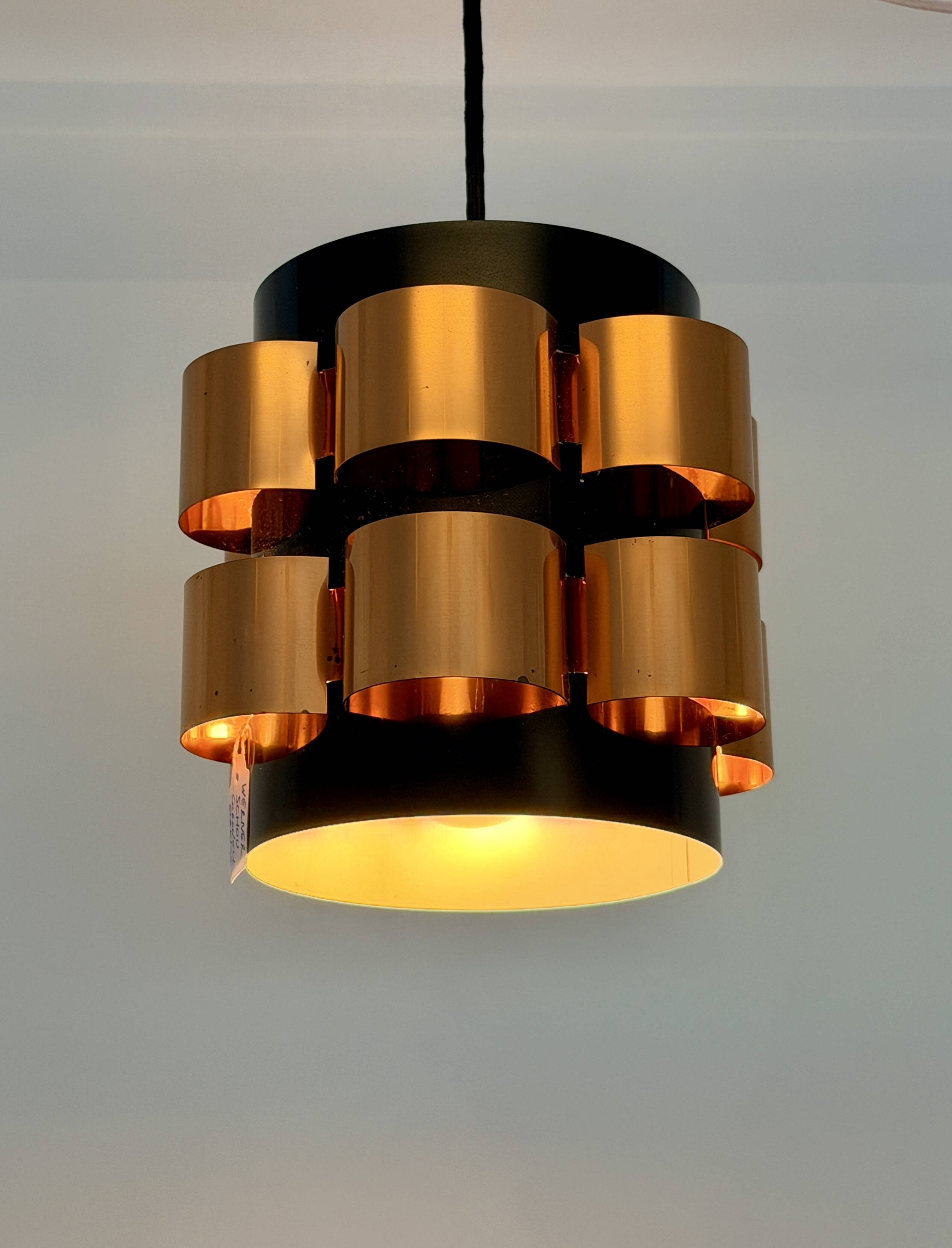 Vintage suspension by Werner Schou for Coronell Elektro, Denmark 1970s