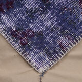 Purple tones vintage patchwork rug 304x215cm