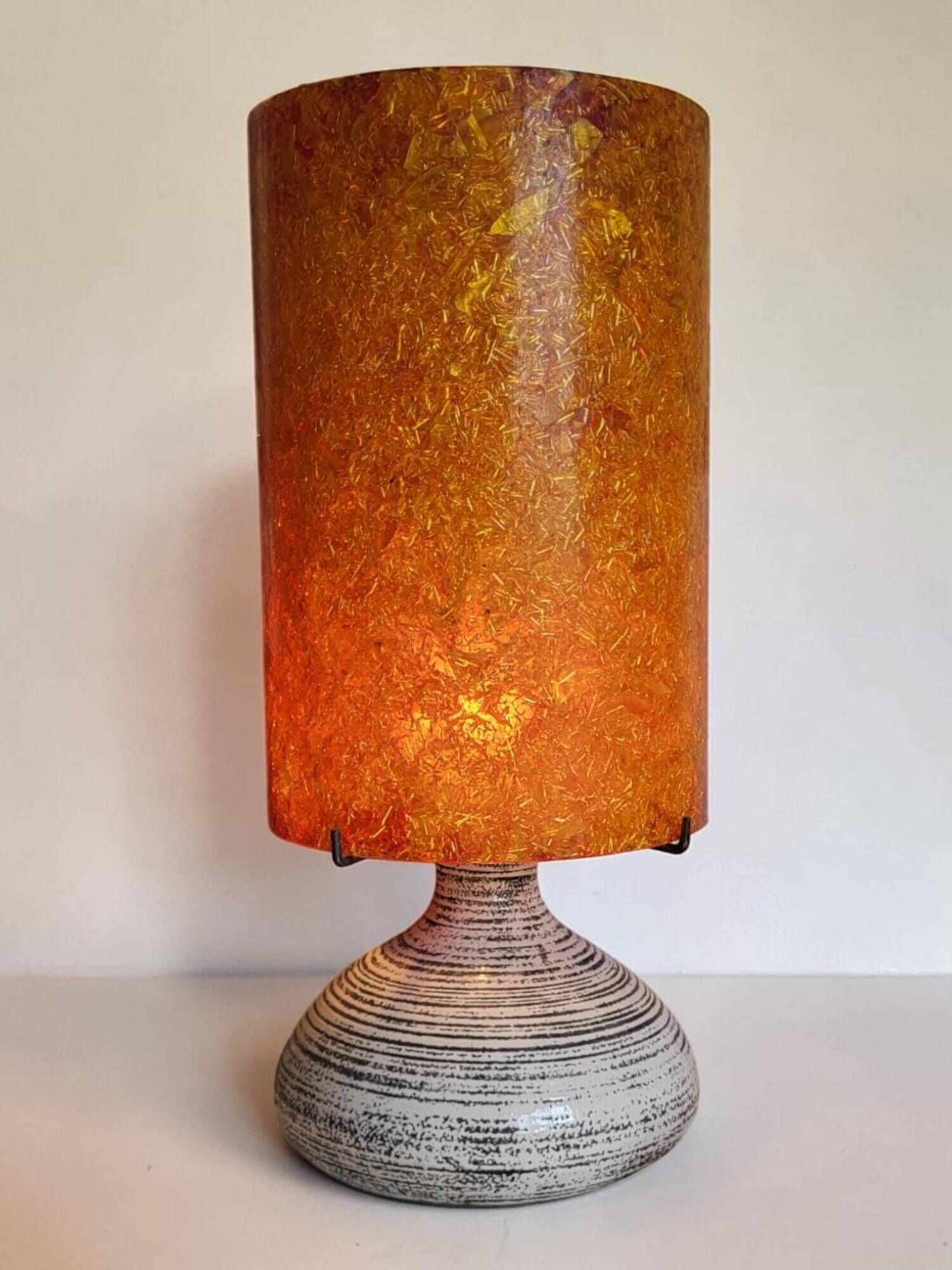 Ceramic lamp Accolay, France, 1970s