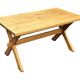 Vintage dining table pinewood 1960 minimalist dining table