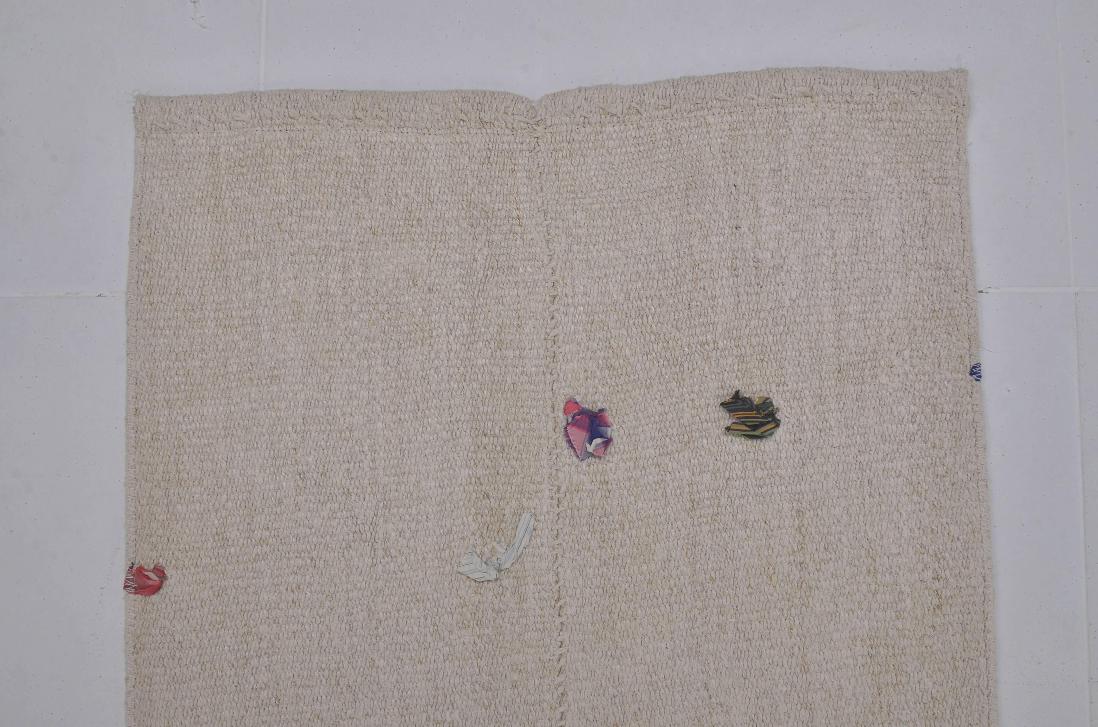 Handwoven Vintage Hemp Hallway Runner sku3921