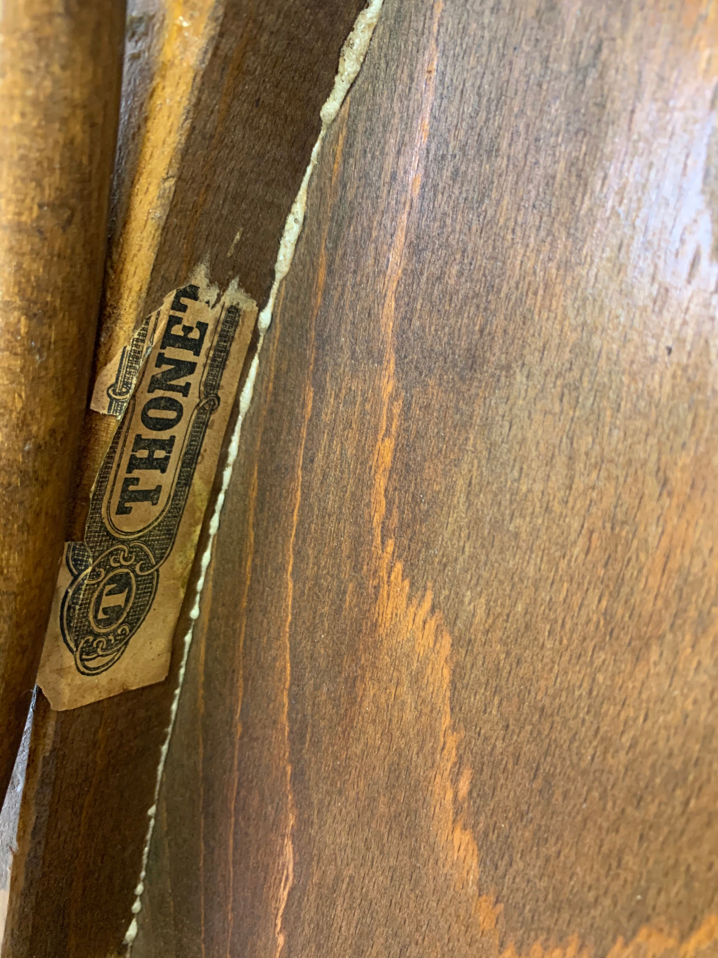 Series of 4 Thonet chairs