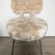 Fauteuil moumoute Pelfran vintage