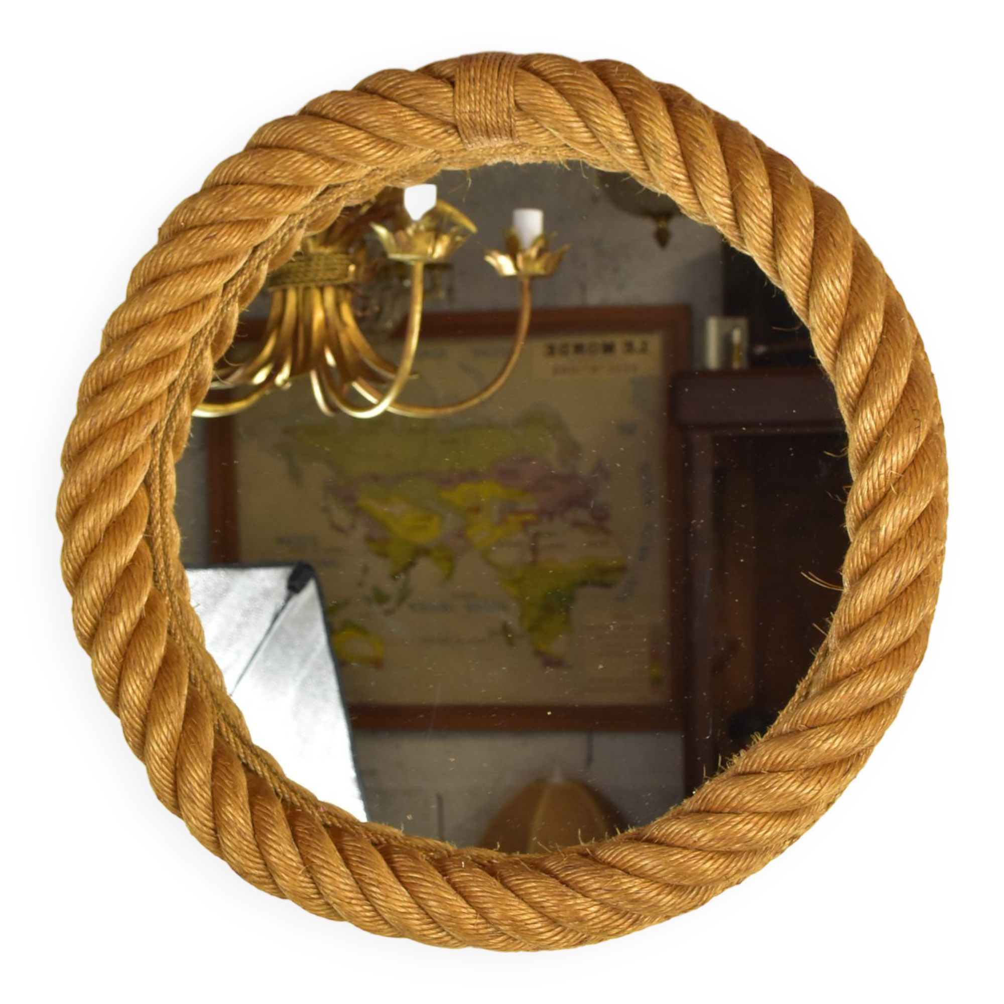 Vintage rope mirror