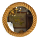 Vintage rope mirror