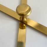 Brass accordion coat rack
