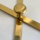 Brass accordion coat rack