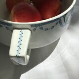 Soupière Terre de Fer oval Sarreguemines blue jeans decoration
