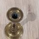 Antique Candle Holder Brass Push Candle 19th Century Vintage Chandelier