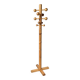 Free-standing coat rack in solid pine, Les Arcs, 1970s