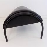 COR Zyklus leather armchair with ottoman by Peter Maly