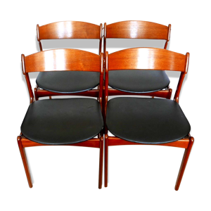 Série de 4 chaises Erik