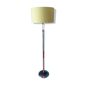 Brass and teak lamppost, Denmark 1955