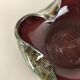 Murano glass ashtray "Golden Dust", Italy, 1970