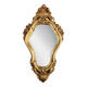 French Louis XV style shell mirror in wood and plaster, France