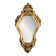 French Louis XV style shell mirror in wood and plaster, France