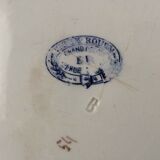 Plate in earthenware Vieux Rouen