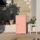 Small powder pink Parisian wardrobe