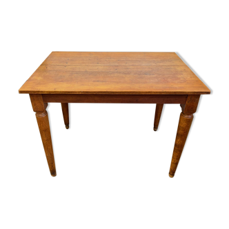 Antique solid wood bistro table