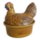 Ceramic hen, vintage zoomorphic terrine