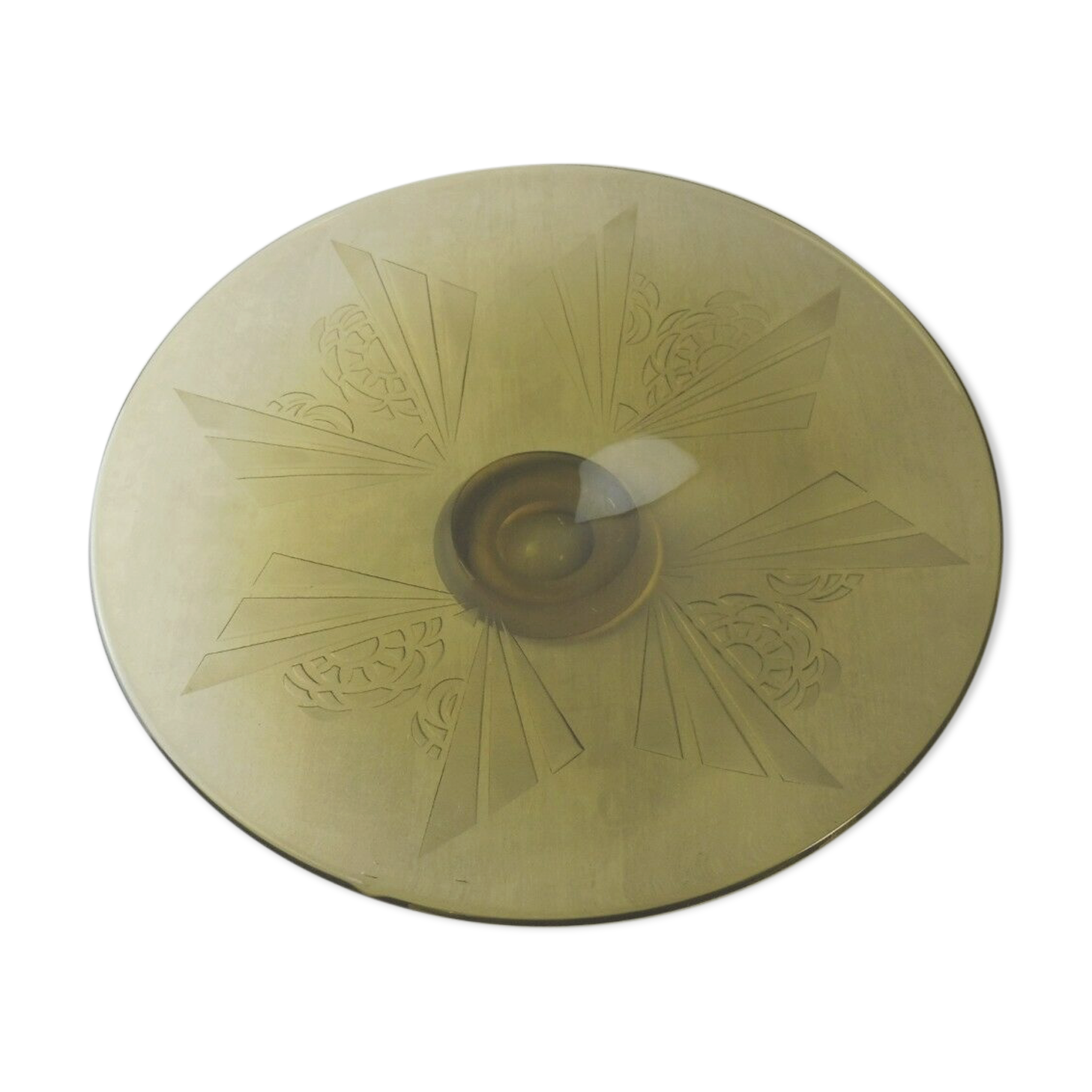 Cup, acid-engraved glass, A Delatte