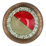 Mid-century modern ceramic bowl, France 1970s