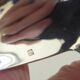 Silver metal ladle