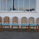 Set of 6 art deco chairs