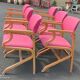 Série de fauteuils vintage thermo plié