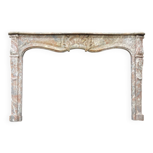 Cheminée en marbre gris