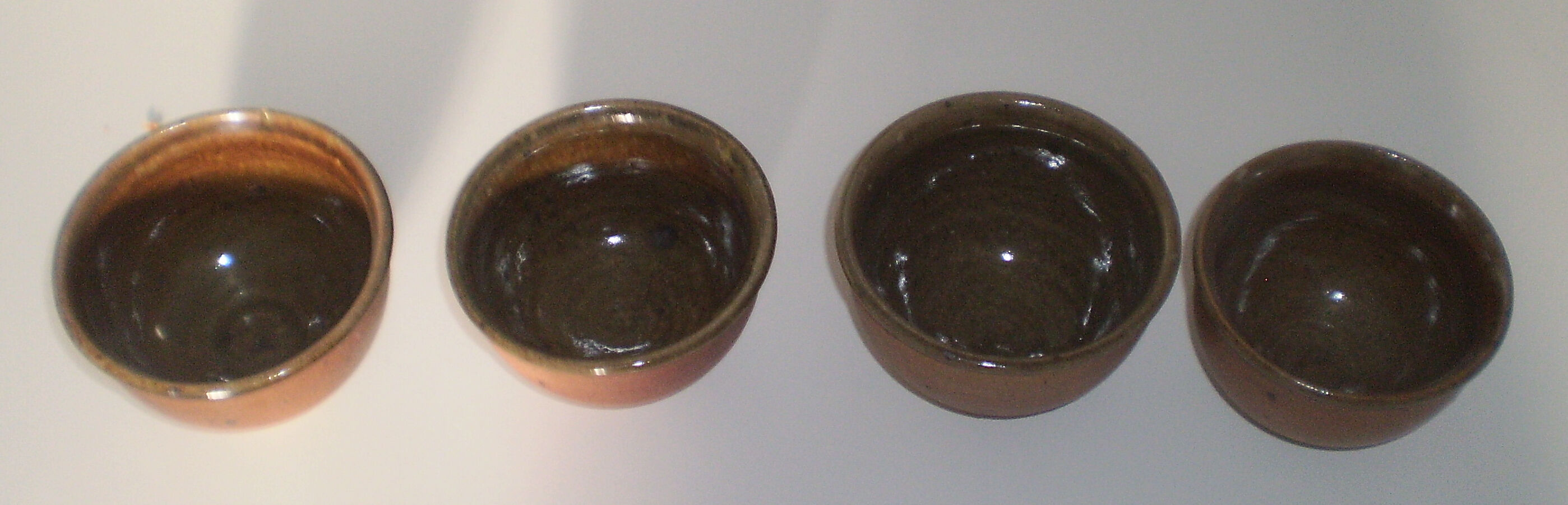 Lot of 4 sandstone bowls